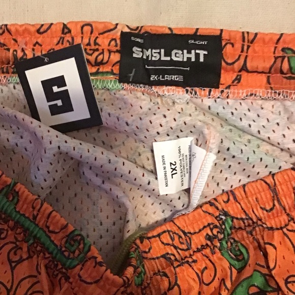 SOME SLIGHT CLOTHING Mesh Shorts - Flame Flame xxl 2xl - Picture 2 of 5